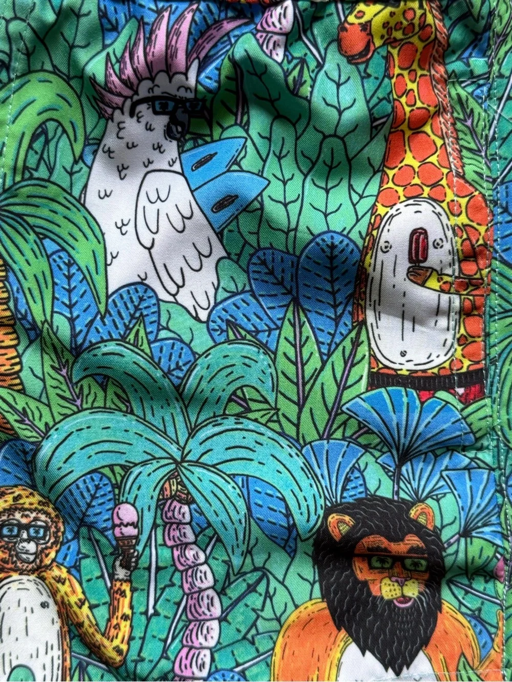 Boardies Boys Mulga Jungle Swim Trunks - Size 3-4